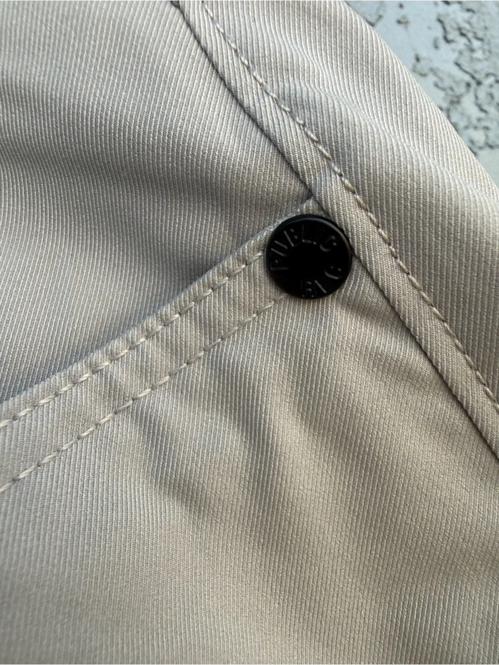 Public Rec Dealmaker Classic 5-pocket Straight-Leg Pants in Gray NWOT 42x34